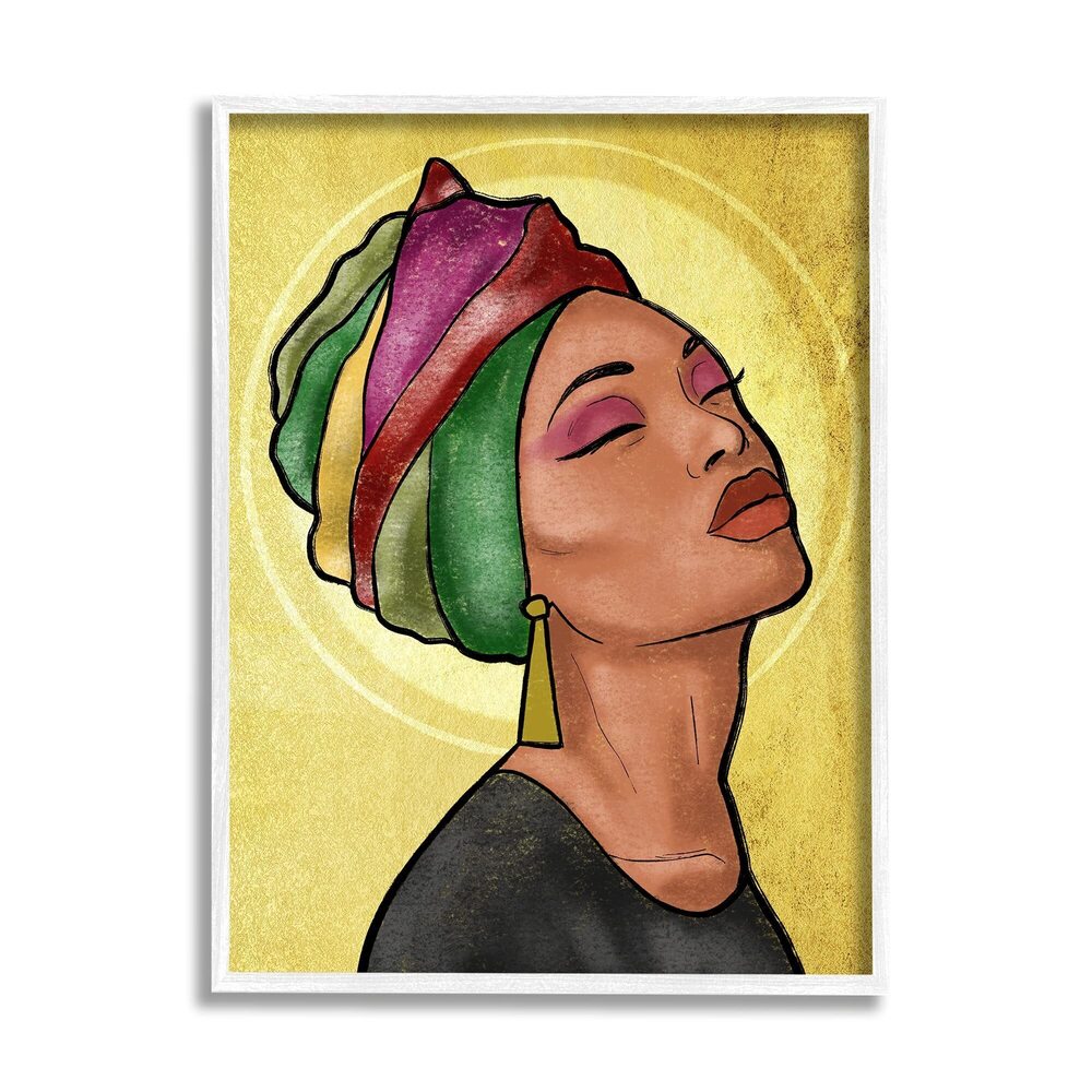 5834 Glamour Portrait Fashion Cosmetics and Headwrap